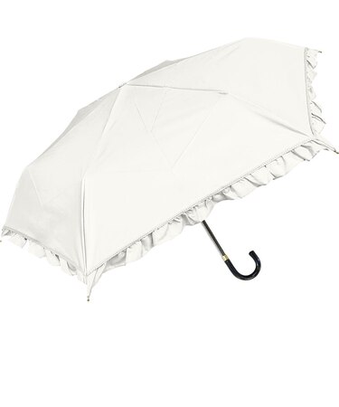 【当商品送料無料】Nakatani 日傘 通販 晴雨兼用傘 折りたたみ傘 925-063 UV フレンチフリル 傘 レディース かさ カサ