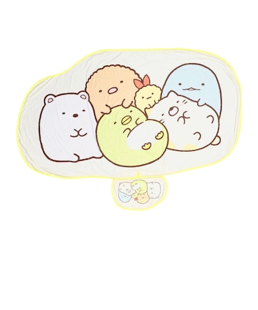 【当商品送料無料】ブランケット ダイカット 冷感 キャラクター 通販 ダイカットブランケット ひざ掛け 膝掛け 膝掛 ひざかけ ひんやりブランケット