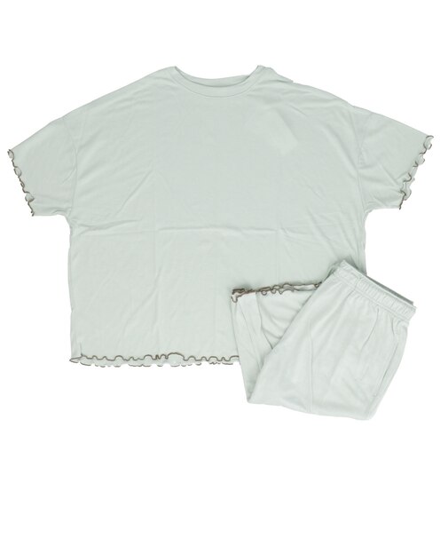 【当商品送料無料】半袖シャツ パンツ 上下セット 通販 tシャツ Tシャツ ズボン ルームウェア 部屋着 ルームウエア 接触冷感 ひんやり 涼しい