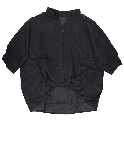 【当商品送料無料】mitis シャツ ミティス 通販 スキッパーシャツ スキッパーブラウス ブラウス 夏 春夏 春秋 5分袖 五分袖