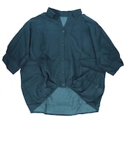 【当商品送料無料】mitis シャツ ミティス 通販 スキッパーシャツ スキッパーブラウス ブラウス 夏 春夏 春秋 5分袖 五分袖