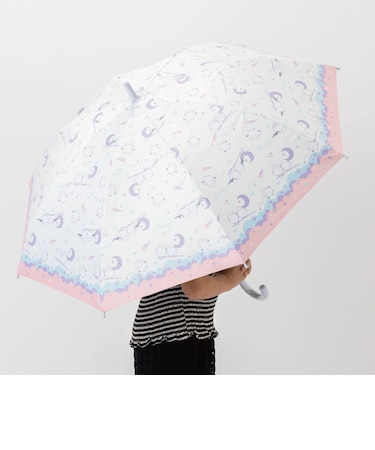 【当商品送料無料】傘 55cm 女の子 小学生 通販 長傘 ジャンプ傘 キッズ 晴雨兼用傘 雨傘 日傘 通学 登下校 風に強い傘 耐風傘 遮光