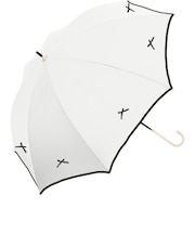 【当商品送料無料】Nakatani 日傘 通販 晴雨兼用傘 長傘 916-072 UV ノーブルリボン 傘 レディース かさ カサ アンブレラ