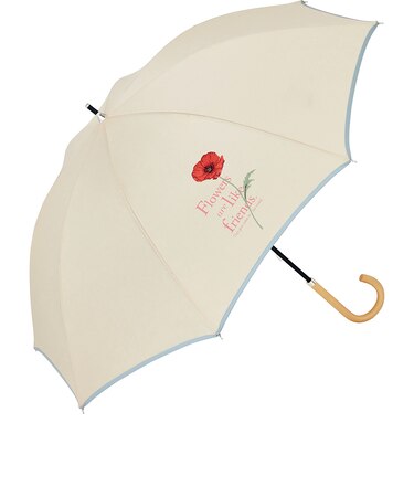 【当商品送料無料】ビコーズ because 長傘 通販 晴雨兼用 晴雨兼用傘 遮光 長かさ 雨傘 かさ 傘 47cm 47センチ 手開き レディース