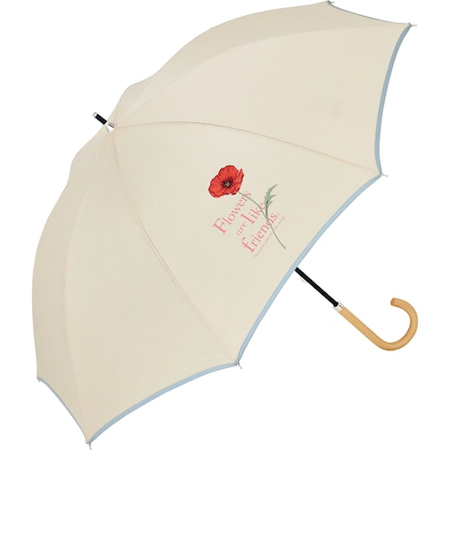 【当商品送料無料】ビコーズ because 長傘 通販 晴雨兼用 晴雨兼用傘 遮光 長かさ 雨傘 かさ 傘 47cm 47センチ 手開き レディース