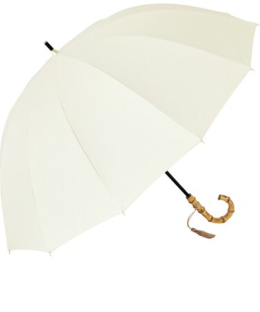 【当商品送料無料】ビコーズ because 長傘 通販 晴雨兼用 晴雨兼用傘 長かさ 雨傘 かさ 傘 大きめ 55cm 55センチ 手開き