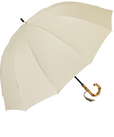 【当商品送料無料】ビコーズ because 長傘 通販 晴雨兼用 晴雨兼用傘 長かさ 雨傘 かさ 傘 大きめ 55cm 55センチ 手開き