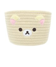 【当商品送料無料】ロープバスケット 通販 ロープ バスケット かご カゴ キャラクター 小物入れ 小物収納 丸型 収納バスケット 収納かご 収納カゴ