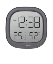 【当商品送料無料】温湿度計 デジタル時計 MAG TH106 通販 ノア精密 湿度計 温度計 マグネット 室温計 小型 置き時計 置時計 デジタル