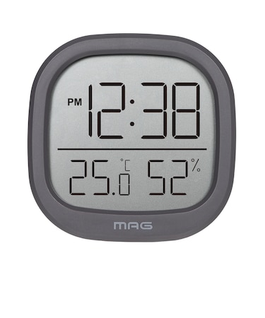 【当商品送料無料】温湿度計 デジタル時計 MAG TH106 通販 ノア精密 湿度計 温度計 マグネット 室温計 小型 置き時計 置時計 デジタル