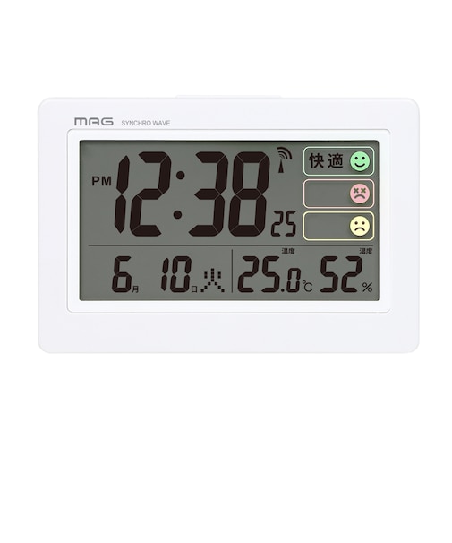 【当商品送料無料】mag 目覚まし時計 大きい T796 通販 ノア精密 電波時計 目覚し時計 置き時計 置時計 アラーム時計 目覚まし 時計 卓上