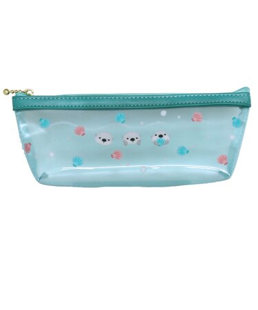【当商品送料無料】ペンポーチ かわいい 通販 ペンケース 文房具入れ 文具入れ 筆箱 筆入れ 文具ケース 学用品 フラットポーチ ペン入れ 横長