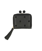 【当商品送料無料】perche ペルケ 財布 08-06-03563 通販 アクリル玉がま口ジャバラカードウォレット がま口財布 がま口 ウォレット