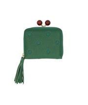 【当商品送料無料】perche ペルケ 財布 08-06-03563 通販 アクリル玉がま口ジャバラカードウォレット がま口財布 がま口 ウォレット