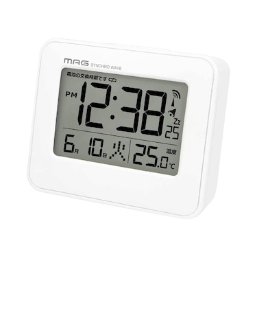 【当商品送料無料】mag 目覚まし時計 小さい T799 通販 ノア精密 電波時計 目覚し時計 置き時計 置時計 アラーム時計 目覚まし 時計 卓上