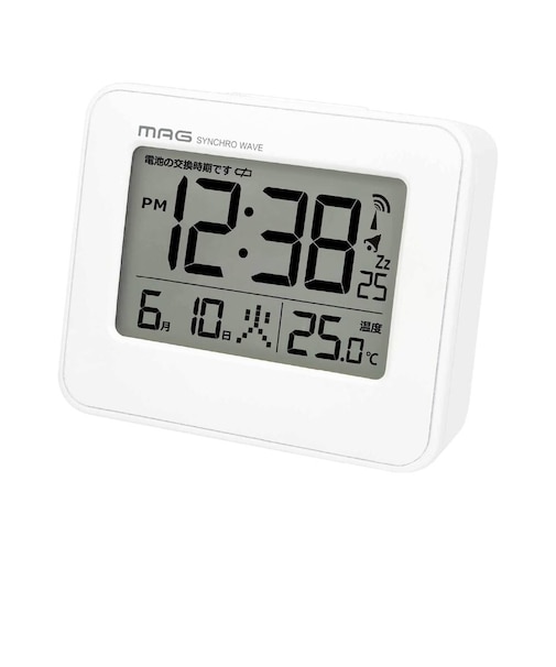 【当商品送料無料】mag 目覚まし時計 小さい T799 通販 ノア精密 電波時計 目覚し時計 置き時計 置時計 アラーム時計 目覚まし 時計 卓上