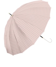 【当商品送料無料】傘 16本骨 レディース おしゃれ 通販 耐風傘 晴雨兼用傘 55cm 手開き 長傘 耐風 55センチ 雨傘 カサ レディース傘