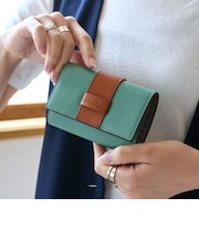 【当商品送料無料】LIZDAYS 二つ折り財布 通販 リズデイズ ミニ財布 ウォレット お札 折れない 小銭入れ 小さい財布 レディース カード入れ