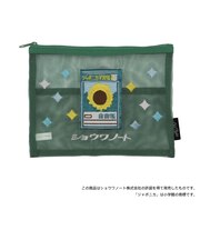 【当商品送料無料】ポーチ 刺繍 メッシュ 通販 ペンケース レトロ コスメポーチ 小物入れ オールドリスタ Lサイズ 仕切り付き ペンポーチ 筆箱