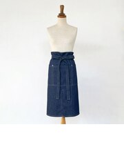 【当商品送料無料】デニム エプロン おしゃれ 通販 ワークエプロン デニムエプロン ギャルソンエプロン カフェエプロン 腰エプロン 女性 メンズ