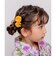 【当商品送料無料】ヘアクリップ お花 2個セット 通販 日本製 Rora キャサリン 髪留め 髪飾り 子供 女の子 キッズ フラワー お団子