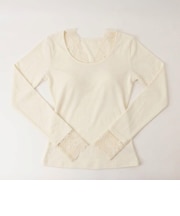 【当商品送料無料】カップ付きTシャツ 長袖 通販 ロンT カップ付き 長袖Tシャツ ルームウェア 部屋着 カップ付きインナー パジャマ ナイトウェア