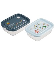【当商品送料無料】保存容器 フタをしたままレンジ 通販 日本製 フードコンテナ 2個セット お弁当箱 ランチボックス キャラクター レンジ対応