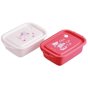 【当商品送料無料】保存容器 フタをしたままレンジ 通販 日本製 フードコンテナ 2個セット お弁当箱 ランチボックス キャラクター レンジ対応