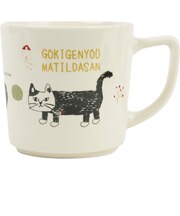 【当商品送料無料】マグカップ ねこ 通販 コップ ネコ カップ コーヒーカップ 陶器マグカップ ぽってりマグカップ 食器 キッチン用品 マイカップ