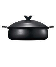 【当商品送料無料】カクセー 鍋 IH対応 軽量卓上鍋 24cm 通販 卓上鍋 両手鍋 浅型鍋 IH対応鍋 軽楽御膳 セラミックコーティング 軽量