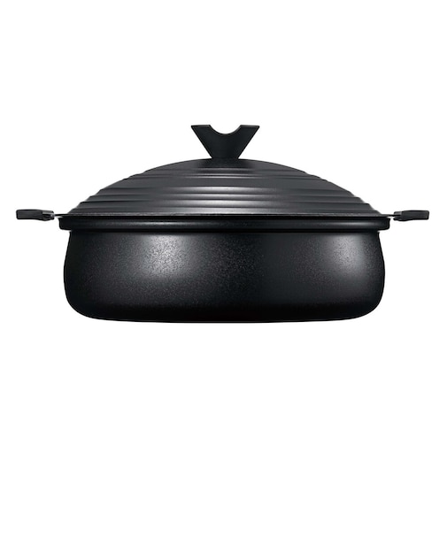 【当商品送料無料】カクセー 鍋 IH対応 軽量卓上鍋 24cm 通販 卓上鍋 両手鍋 浅型鍋 IH対応鍋 軽楽御膳 セラミックコーティング 軽量