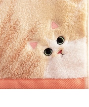 【当商品送料無料】今治フェイスタオル 通販 ロングフェイスタオル ミニバスタオル 猫グッズ かわいい猫柄タオル ギフト 綿100パーセント日本製