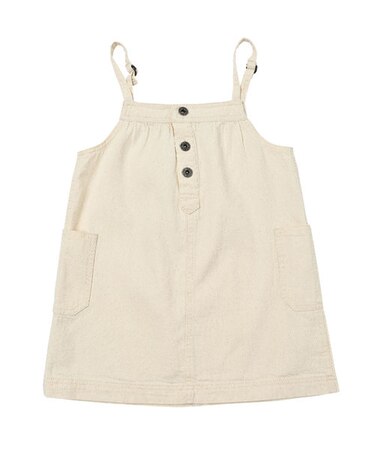 コットンUSAデニムキャミワンピース