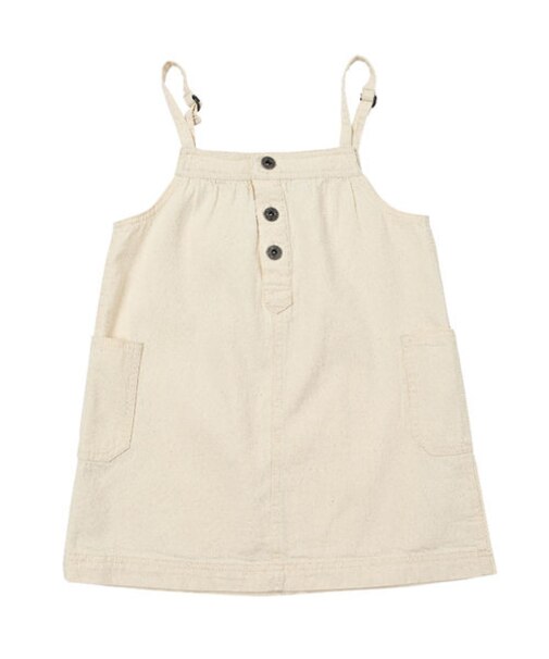 コットンUSAデニムキャミワンピース