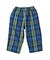 ゴールドステッチチェックパンツ