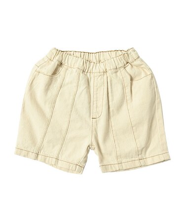 コットンUSA デニムバルーンショートパンツ