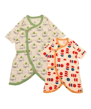 2P ベビーコンビ肌着