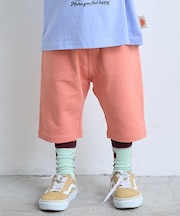 【防汚加工】サルエルストレッチショーツ