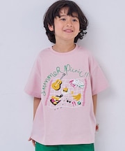【防汚加工】半袖プリントTシャツ