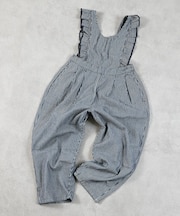 【COTTON from U.S.A】デニム3WAYフリルサロペット