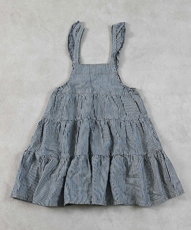 【COTTON from U.S.A】デニムティアードワンピース
