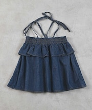 【COTTON from U.S.A】デニムキャミチュニック