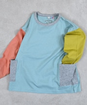 【COTTON from U.S.A】サイドポケットロンT