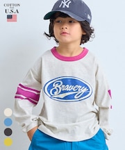 【COTTON from U.S.A】ラインロンT