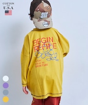 【COTTON from U.S.A】前後プリントビックロンT