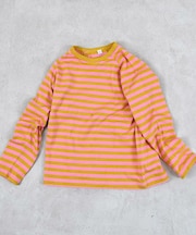 サキソメボーダーカットソー