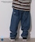 リラックスフィットテーパードデニムパンツ