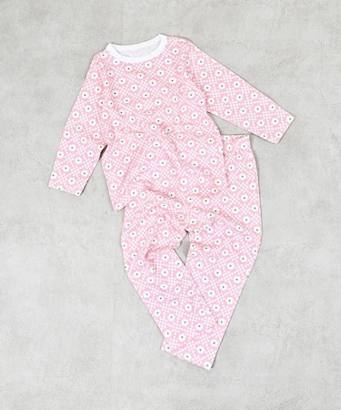 総柄長袖パジャマ