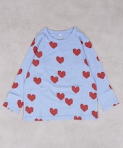 総柄長袖Tシャツ