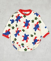 総柄長袖ボディシャツ